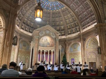 The Bible Cast In Stone on Leroy Ave