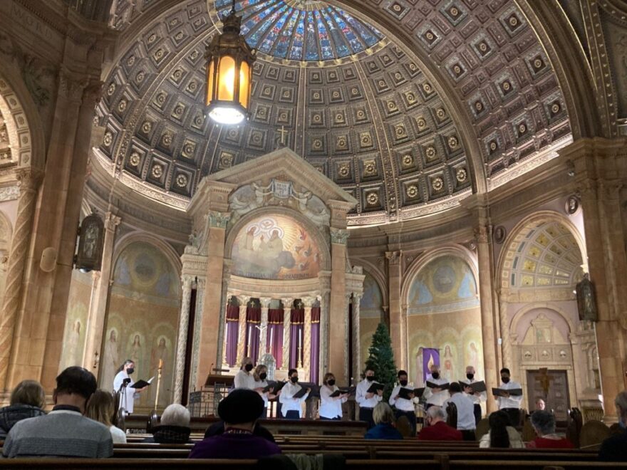 The Bible Cast In Stone on Leroy Ave