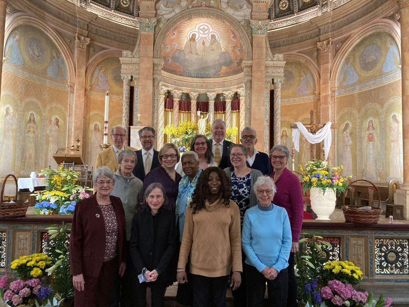 Why do these smiling faces gather together so happily at Blessed Trinity on Leroy Ave, Oh Best Beloved? What is their secret?